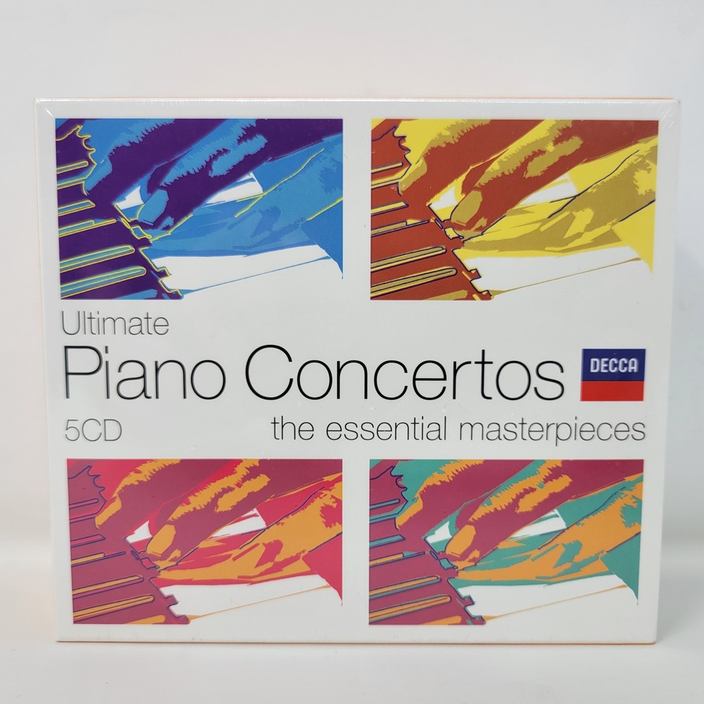 Ultimate Piano Concertos 5 CD Box Set Decca Beethoven Mozart Chopin‎ B0010792-02